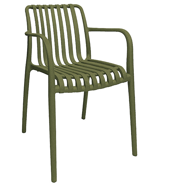 Verdelook - 750-70 - Sedia Nives - 56 x 42 x 81 cm - PP - verde - Verdelook - 105613 - Conf. da 1 Pz.
