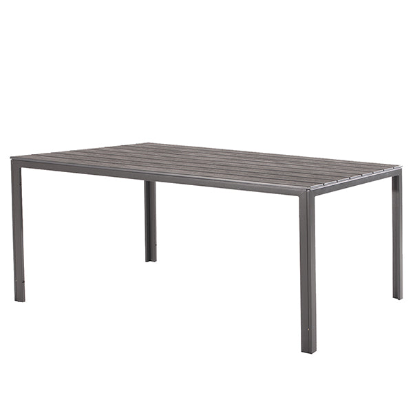 Verdelook - 2360-34 - Tavolo Tenerife - rettangolare - 156 x 75 x 74 cm - grigio - Verdelook - 105618 - Conf. da 1 Pz.