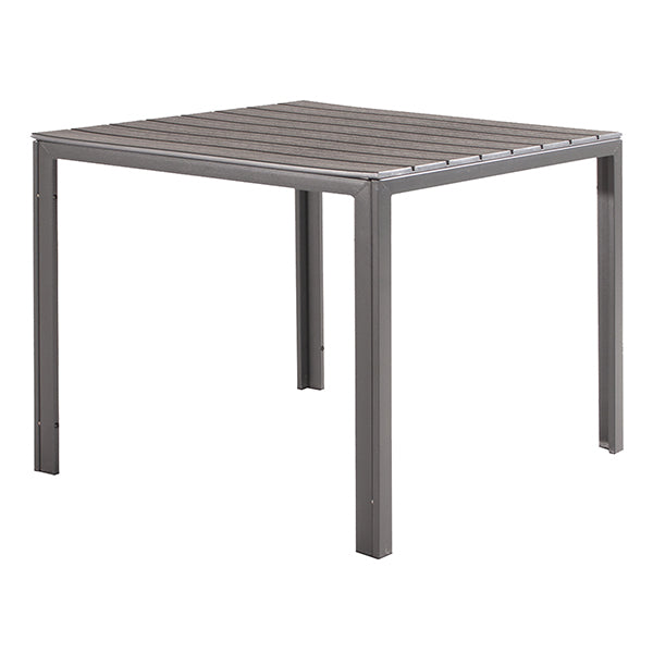 Verdelook - 2360-35 - Tavolo Tenerife - quadrato - 78 x 78 x 74 cm - grigio - Verdelook - 105620 - Conf. da 1 Pz.