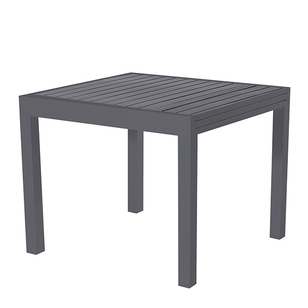 Verdelook - 761-28 - Tavolo Sardegna - quadrato - 90 x 90 x 74 cm - grigio - Verdelook - 105625 - Conf. da 1 Pz.