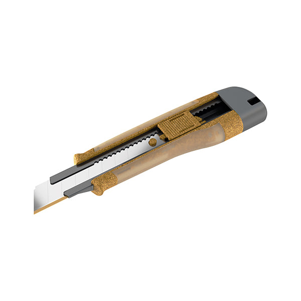 Uttil - MUNMUK09 - Cutter multiuso - ecologico - lama a spezzare 18mm - Uttil - 105651 - Conf. da 1 Pz.