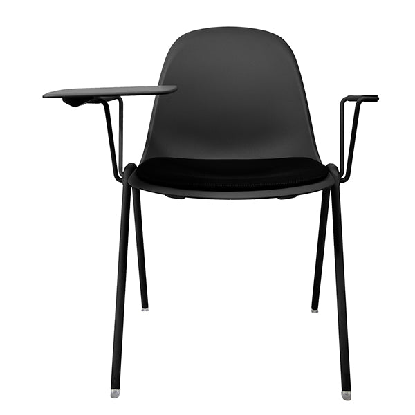 Unisit - BA4V-BR2T-2-NE - Seduta attesa Bolla - con braccioli fissi e tavoletta - nero - Unisit - 105790 - Conf. da 2 Pz.