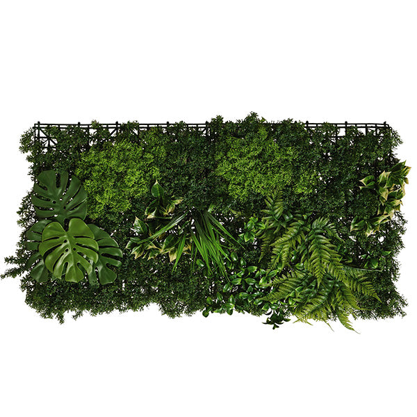 Verdemax - 5674 - Siepe sintetica Verdecor Bosco - 0,5 x 1 mt - Verdemax - 105811 - Conf. da 1 Pz.
