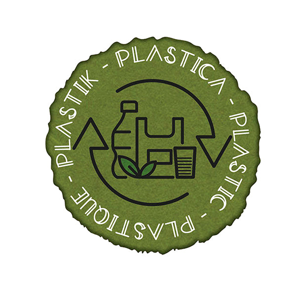 Medial - 711901 - Etichetta in vinile raccolta differenziata Stik - plastica - autoadesiva - 10,5 x 10,5 cm - PVC - verde - Medial International - 105903 - Conf. da 1 Pz.
