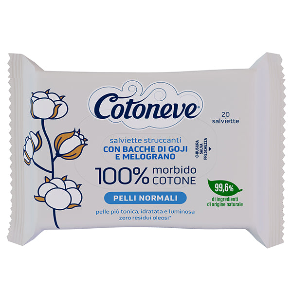 COTONEVE - 3673CV - Salvietta struccante - pelli normali - cotone - Cotoneve - conf. 20 pezzi - 105930 - Conf. da 1 Pz.
