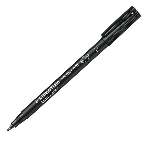 STAEDTLER - 318-9 - Pennarello Lumocolor Permanent 318 - punta 0,6 mm - nero - Staedtler - 25081 - Conf. da 10 Pz.