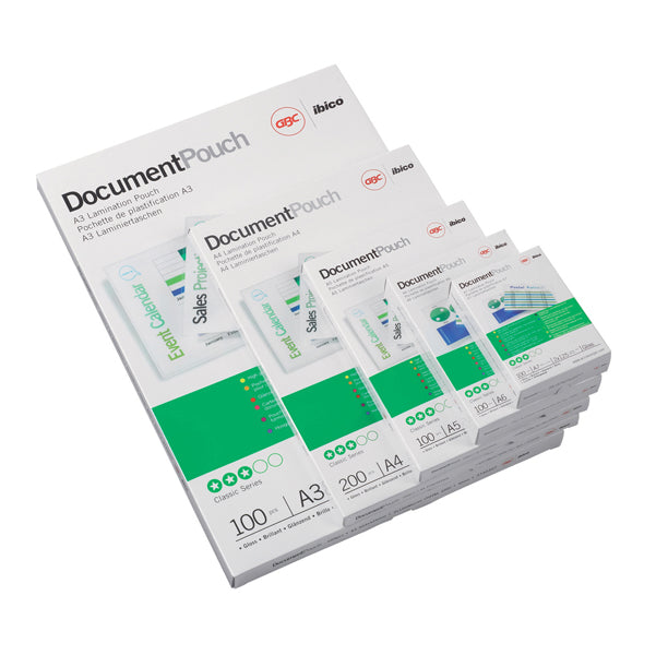 GBC - 3740451 - Pouches - A5 - 154 x 216 mm - 2 x 75 micron - GBC - conf. 100 pezzi - 27160 - Conf. da 1 Pz.