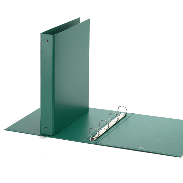 FAVORIT - 400051150 - Raccoglitore Europa - 22 x 30 cm - 4 anelli tondi 30 mm - dorso 4 cm - verde - Favorit - 39410 - Conf. da 1 Pz.