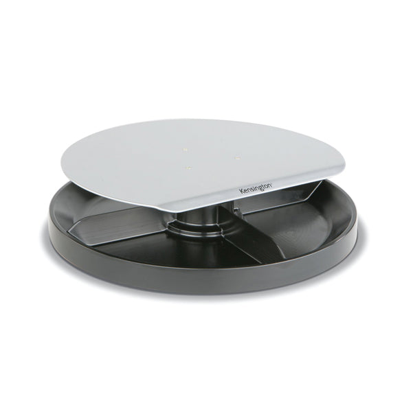 KENSINGTON - 60049EU - Supporto monitor Spin2 - portaccessori - portata massima 18 kg - grigio - Kensington - 50308 - Conf. da 1 Pz.