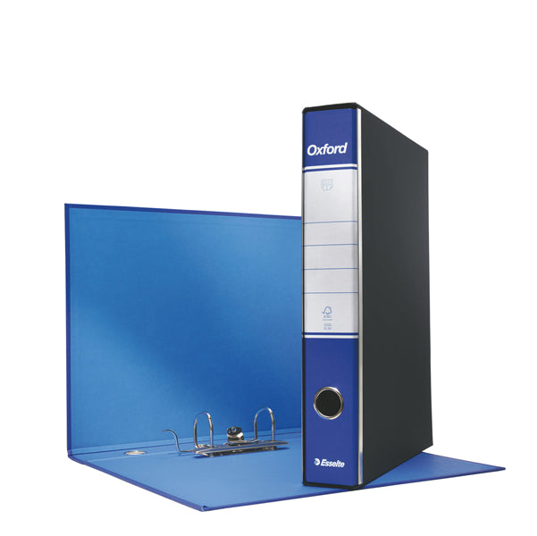 ESSELTE - 390784050 - Registratore Oxford G84 - dorso 5 cm - protocollo 23 x 33 cm - blu - Esselte - 50917 - Conf. da 8 Pz.