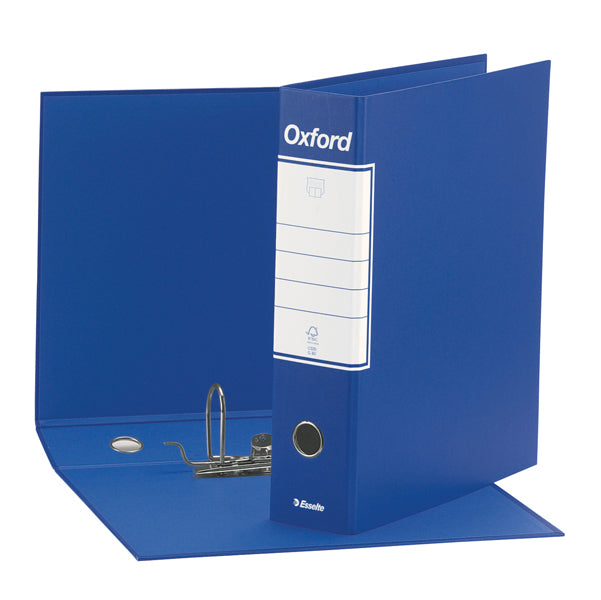 ESSELTE - 390783050 - Registratore Oxford G83 - dorso 8 cm - commerciale 23 x 30 cm - blu - Esselte - 50926 - Conf. da 6 Pz.