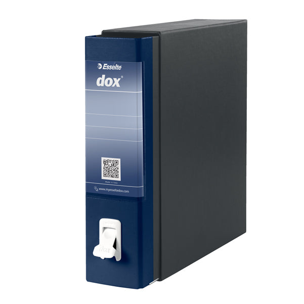 DOX - D26104 - Registratore Dox 1 - dorso 8 cm - commerciale 23 x 29,7 cm - blu - Esselte Dox - 51234 - Conf. da 1 Pz.