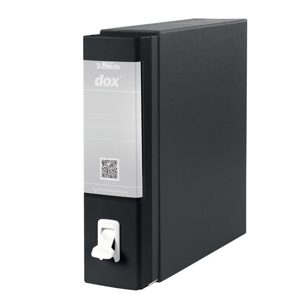 DOX - D26110 - Registratore Dox 1 - dorso 8 cm - commerciale 23 x 29,7 cm - nero - Esselte Dox - 51236 - Conf. da 1 Pz.