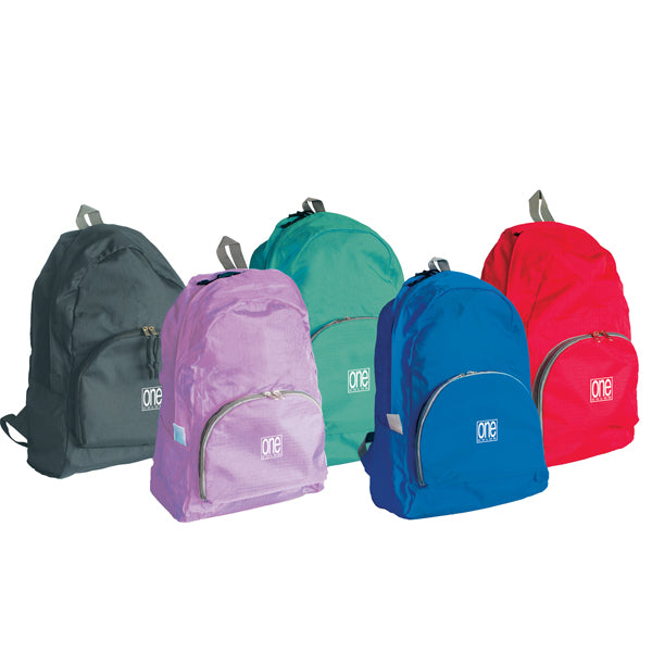 BLASETTI - 2217 - Zainetto ripiegabile 2217 One Color - colori assortiti - Blasetti - 66405 - Conf. da 10 Pz.