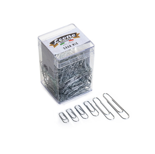 LEONE DELL'ERA - FZB125GMIX - Fermagli zincati - 125 gr - misure assortite - Leone - 68846 - Conf. da 1 Pz.