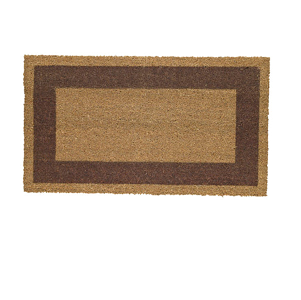 VELCOC - ZV17BO6010 marrone - Zerbino Cocco - 60 x 100 cm - fondo in vinile - marrone - Velcoc - 71232 - Conf. da 1 Pz.