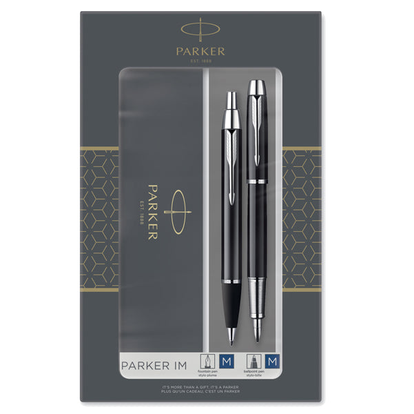 PARKER - 2093215 - Gift Set Sfera M + Stilografica M IM nero CT - Parker - 88267 - Conf. da 1 Pz.