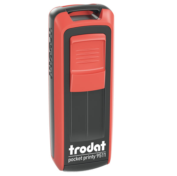 TRODAT - 148739 - Timbro tascabile Pocket Printy 9511 - personalizzabile - 38 x 14 mm - 4 righe - autoinchiostrante - Trodat - 90216 - Conf. da 1 Pz.