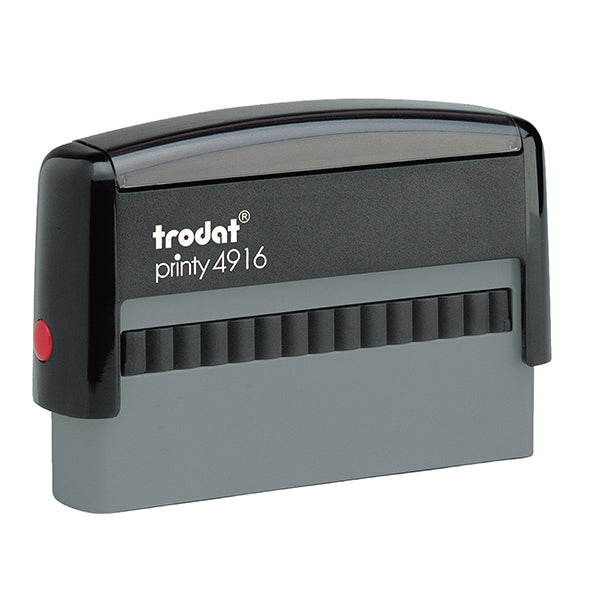 TRODAT - 72642 - Timbro Original Printy 4916 - personalizzabile - 70 x 100 mm - 3 righe - autoinchiostrante - Trodat - 99098 - Conf. da 1 Pz.