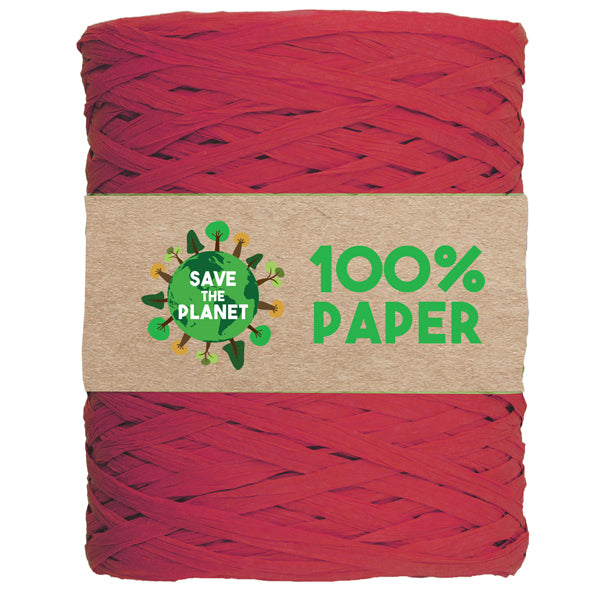 BRIZZOLARI - 02595807 - Nastro Rafia - 100 m - carta - rosso 07 - Brizzolari - 99278 - Conf. da 1 Pz.