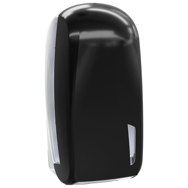 MAR PLAST - A90923BM - Dispenser per carta igienica interfogliata Skin Carbon - piegata a V e Z - 32,8 x 13,5 x 16,5 cm - 550-450 fogli - nero - Mar Plast - 99688 - Conf. da 1 Pz.