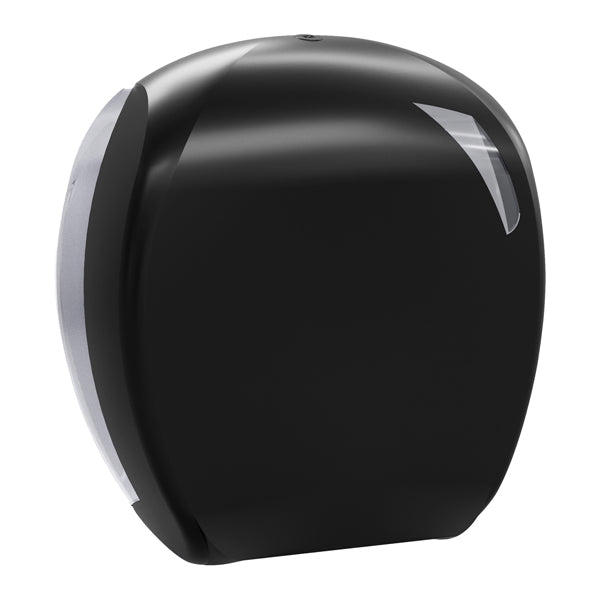 MAR PLAST - A90723BM - Dispenser per carta igienica Mini Jumbo Skin Carbon - 29,6 x 13,5 x 27,7 cm - rotolo diametro 24 cm - nero - Mar Plast - 99689 - Conf. da 1 Pz.