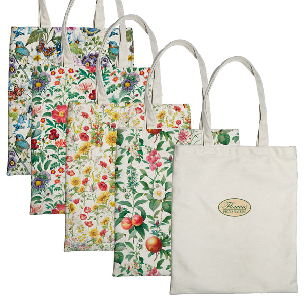 PIGNA - 0233105 - Shopper Nature Flowers - 42x38,5 cm - eco cotone - fantasie assortite - Pigna - 99818 - Conf. da 12 Pz.