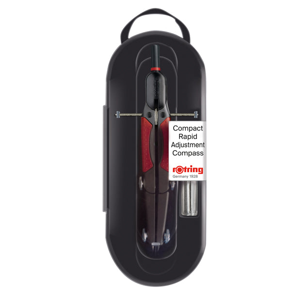 ROTRING - S0676580 - Compasso universale - diametro max cerchio 360mm - con regolazione - Rotring - 99974 - Conf. da 1 Pz.