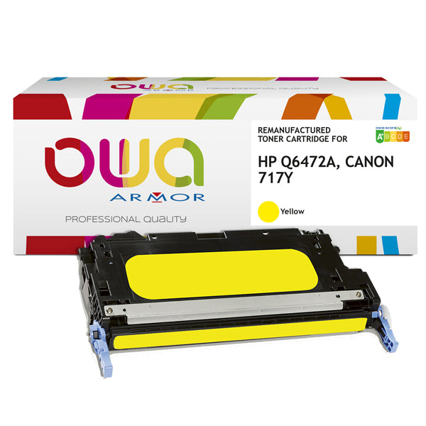 ARMOR - K12257OW - Armor - Toner Compatibile per Hp Q6472A - Giallo - 4.000 pag - ARMK12257 - Conf. da 1 Pz.