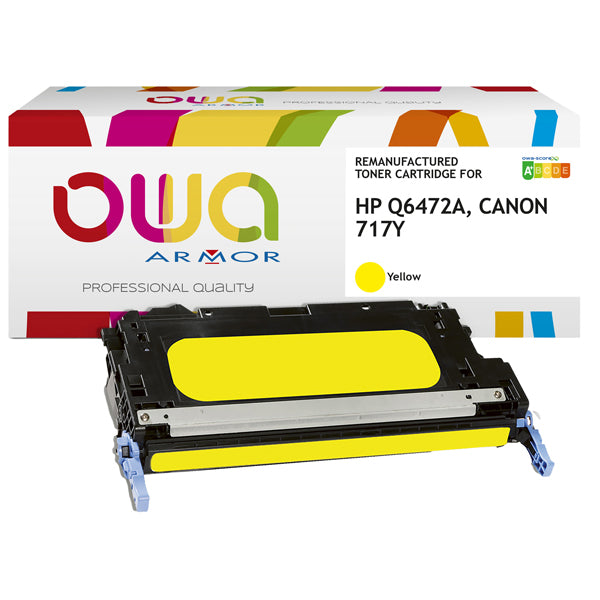 ARMOR - K12266OW - Armor - Toner Compatibile per Hp Q6472A - Giallo - 4.000 pag - ARMK12266 - Conf. da 1 Pz.