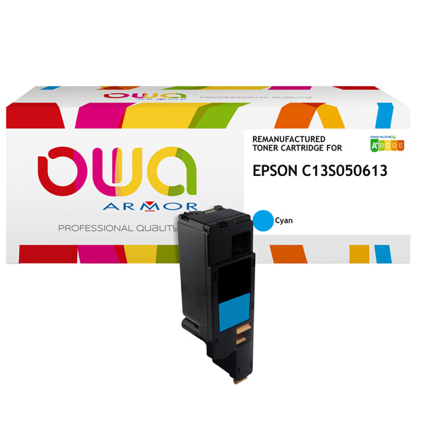 ARMOR - K15632OW - Armor - Toner Compatibile per Epson C13S050613 - Ciano - 1.400pag - ARMK15632 - Conf. da 1 Pz.
