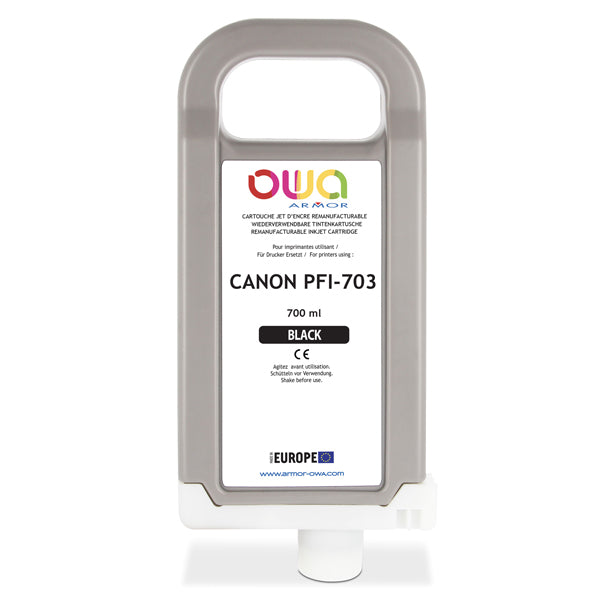 ARMOR - B45692OW - Armor - Cartuccia per Canon PFI-703 - Nero - 700ml - ARMKB45692 - Conf. da 1 Pz.