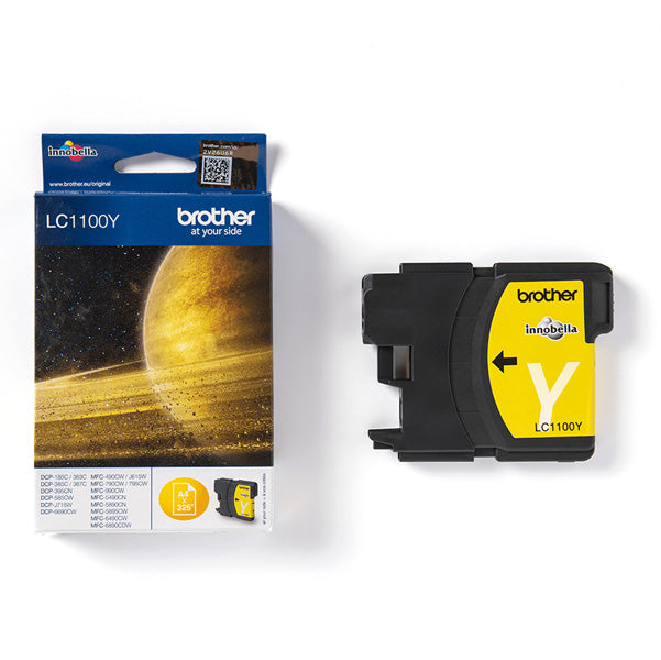 BROTHER - LC-1100Y - Brother - Cartuccia - Giallo - LC1100Y - 325 pag - BROLC1100Y - Conf. da 1 Pz.