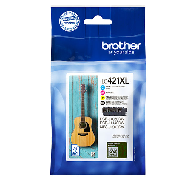 BROTHER - LC421XLVAL - Brother - Kit Cartucce - Nero- Ciano-Magenta-Giallo - LC421XLVAL - 500 pag - BROLC421XLVAL - Conf. da 1 Pz.