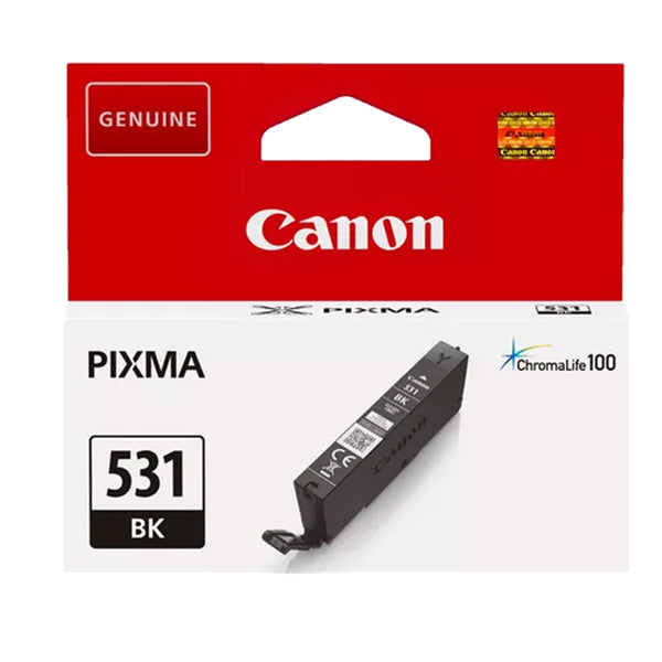 CANON - 6118C001 - Canon Cartuccia Ink Nero CLI-531BK - CANCLI531BK - Conf. da 1 Pz.