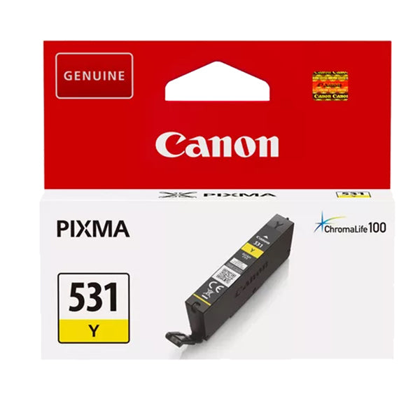 CANON - 6121C001 - Canon Cartuccia Ink Giallo CLI-531Y - CANCLI531Y - Conf. da 1 Pz.