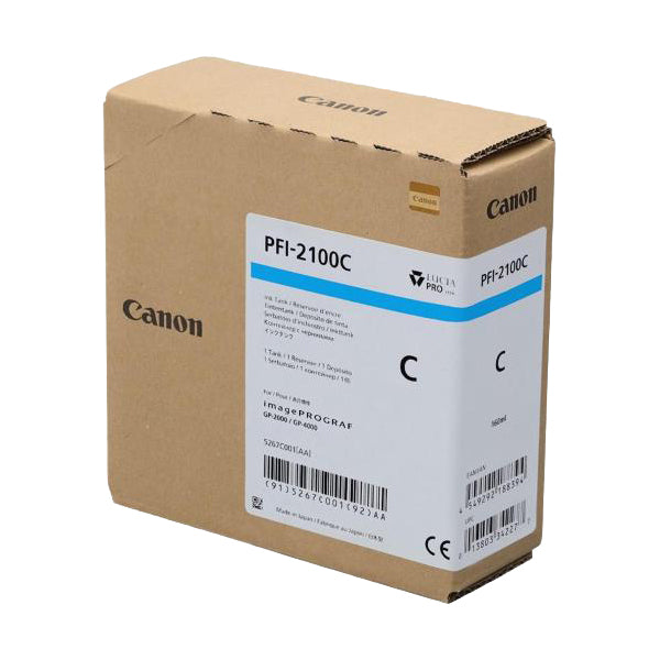 CANON - 5267C001 - Canon - Cartuccia PFI-2100 - Ciano - 5267C001 - CANPFI2100C - Conf. da 1 Pz.