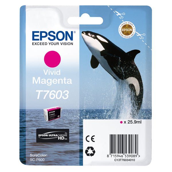 EPSON - C13T76034N10 - Epson - Cartuccia ink - T7603 - Magenta - C13T76034N10 - EPST76034N10 - Conf. da 1 Pz.