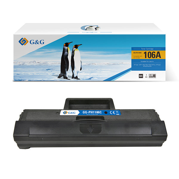 G&G - GG-PH1106C - G&G - Toner Compatibile per Hp W1106A- Nero - 1.000 pag - GGNHW1106A - Conf. da 1 Pz.