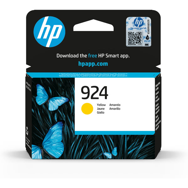 HP - 4K0U5NE - Hp originale - Cartuccia 924 - Giallo - 4K0U5NE - HP4K0U5NE - Conf. da 1 Pz.