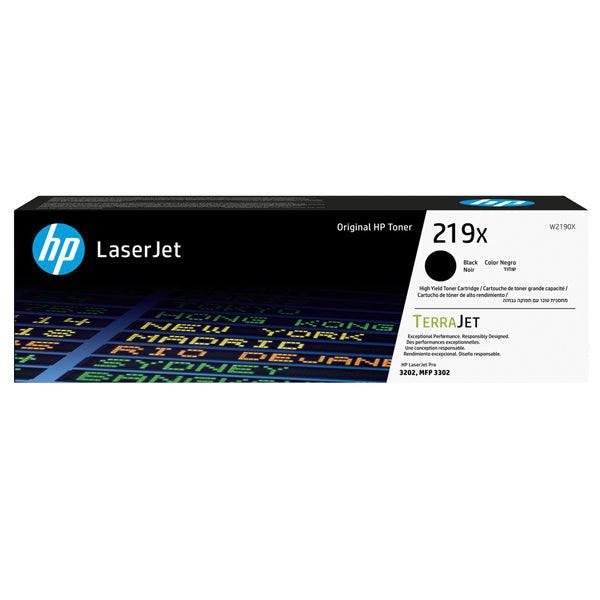 HP - W2190X - Hp - Toner originale - 219X - Nero - W2190X - 3.200 pag - HPW2190X - Conf. da 1 Pz.