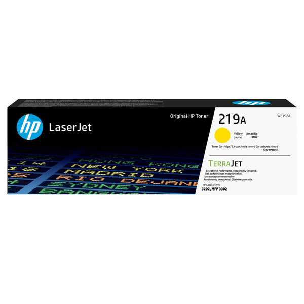 HP - W2192A - Hp - Toner originale - 219A - Giallo - W2192A - 1.200 pag - HPW2192A - Conf. da 1 Pz.