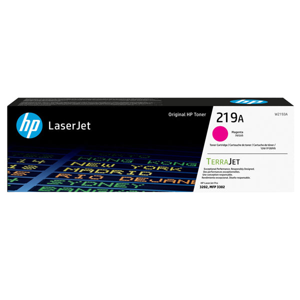 HP - W2193A - Hp - Toner originale - 219A - Magenta - W2193A - 1.200 pag - HPW2193A - Conf. da 1 Pz.