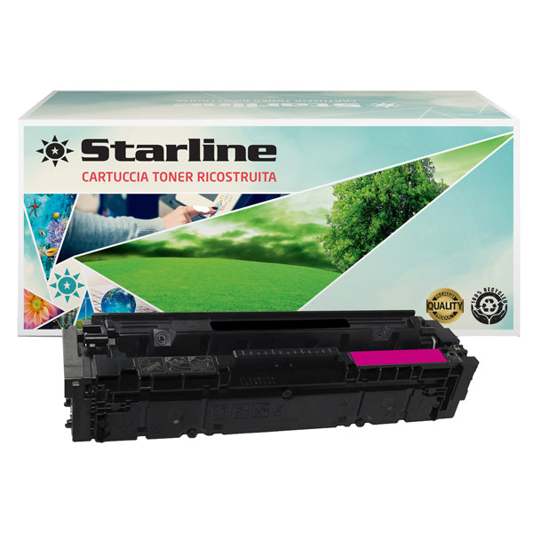 STARLINE - K18893TA - Starline - Toner Ricostruito per HP 207X - Magenta - W2213X - 2.450 pag - STLHW2213X - Conf. da 1 Pz.
