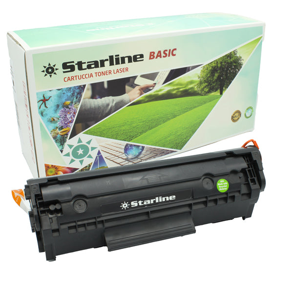 STARLINE - TNHP12A - Starline - Toner Compatibile per HP 12A - Nero - 2.500 pag - STLQ2612A - Conf. da 1 Pz.