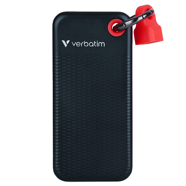 VERBATIM - 32192 - SSD Portatile Pocket USB 3.2 GEN 2 - 1 TB - Nero-Rosso -Verbatim - 32192 - VERB32192 - Conf. da 1 Pz.