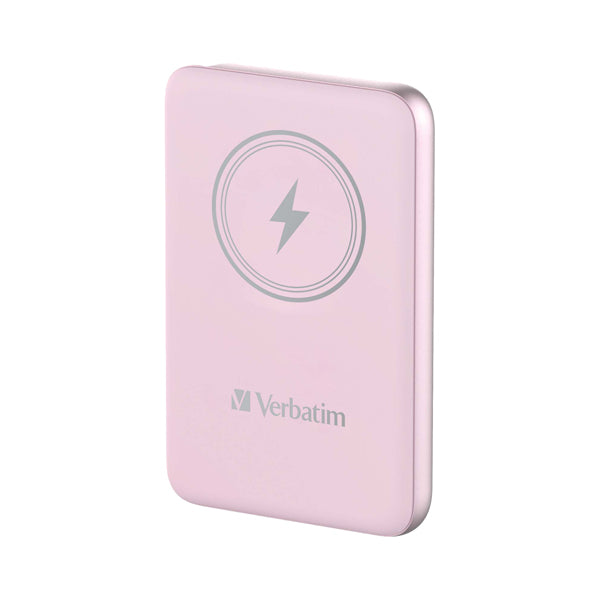 VERBATIM - 32248 - Power Bank Wireless Magnetico 10000 mAh Rosa_ Verbatim - VERB32248 - Conf. da 1 Pz.