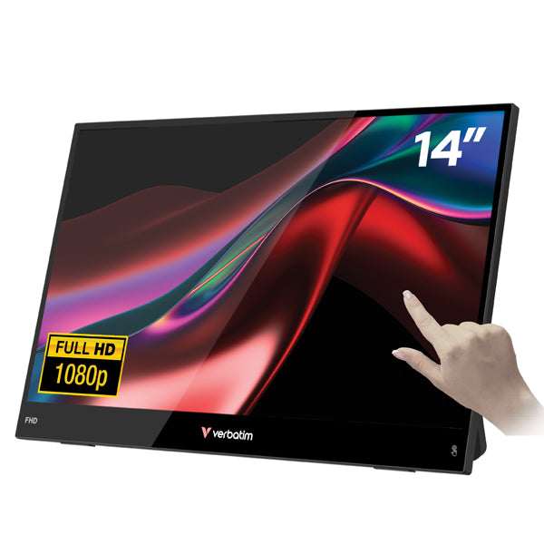 VERBATIM - 32400 - Monitor portatile - 14"- FHD Touchscreen LIGHT - Verbatim - VERB32400 - Conf. da 1 Pz.
