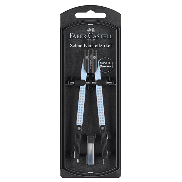 FABER-CASTELL - 174074 - Balaustrone grip - diametro max cerchio 390 mm - sky blue - Faber-Castell - 100057 - Conf. da 1 Pz.