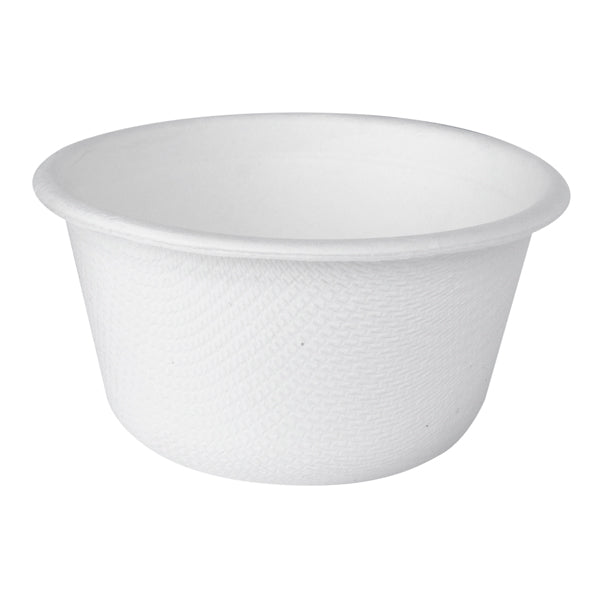 Signor Bio - BCC001BIO100B - Coppetta porta salse monouso in canna da zucchero - 60 ml - bianco - Signor Bio - conf. 100 pezzi - 100121 - Conf. da 1 Pz.